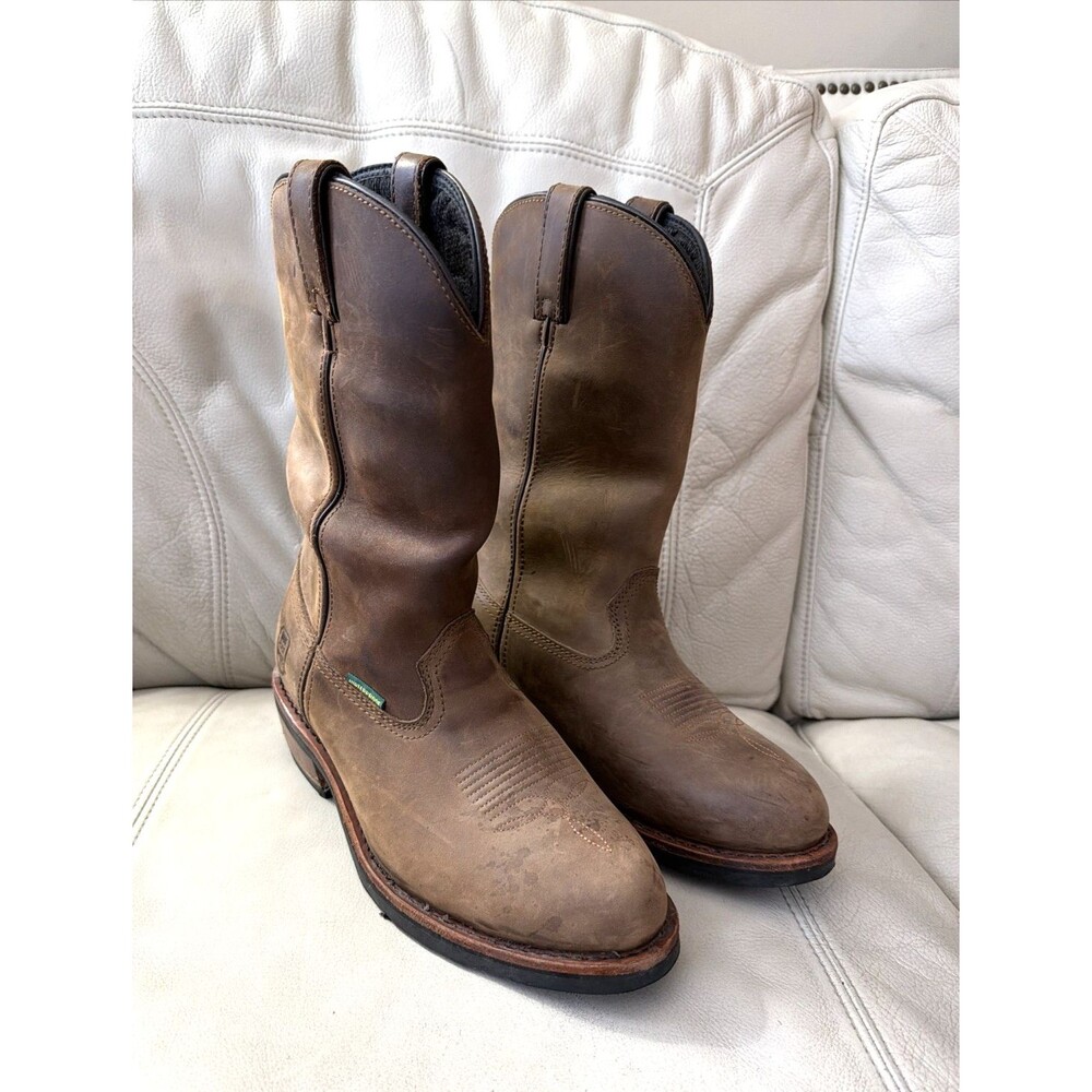 Dan Post Mens Waterproof Cowboy Boots US 9.5 EW Albuquerque DP69681 Distressed